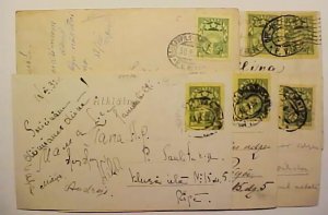 LATVIA TPO'S 5 DIFF 1926/1932