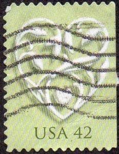 United States 4271 - Used -  42c Weddings / Heart (2008) (cv $0.60)