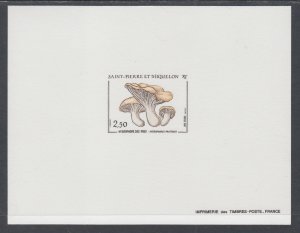 St Pierre and Miquelon 487 Mushroom Proof NH VF