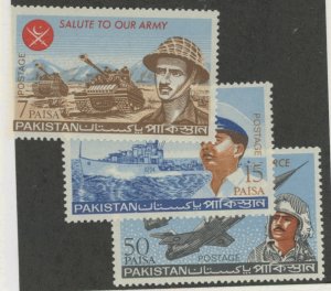 Pakistan #219-21 Unused Single (Complete Set)