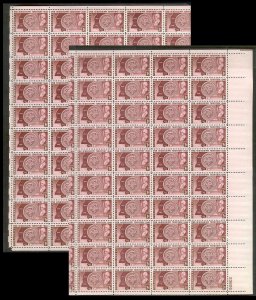 UNITED STATES (50) Complete Sheets Stamps ALL Mint Never Hinged FV=$99+