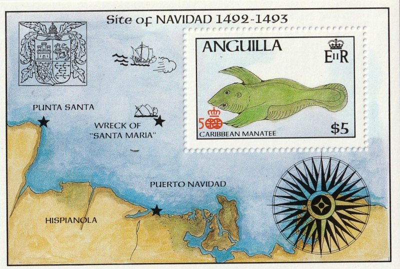 Anguilla     706 - 707     MNH OG  Souvenir Sheets     CV $18.00