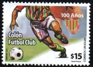 2007 Uruguay  Colón soccer club centenary football #2191 ** MNH