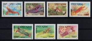 VIETNAM 1991 - Marine life, shellfish / complete set MNH