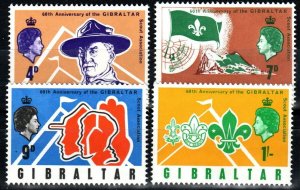 Gibraltar #209-12 MNH