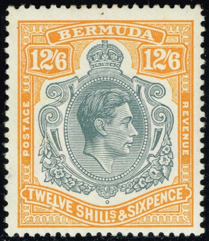 Bermuda #127 King George VI; Unused (3Stars)