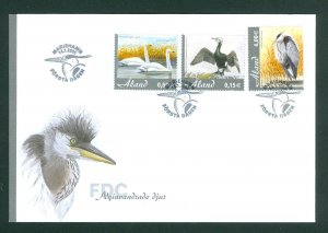 Aland. FDC 2005. Birds Scott# 230-231-232.