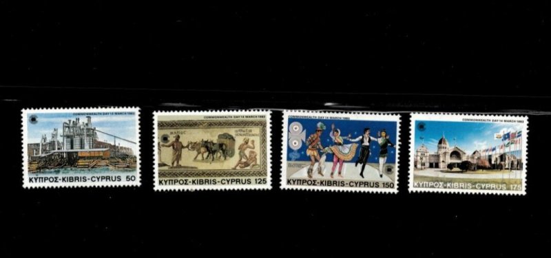 Cyprus 1983  - Commonwealth - Sheet of 4  Stamps - Scott #591-94 - MNH