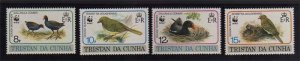 Tristan Da Cunha 1991 Sc 500-503 WWF set MNH