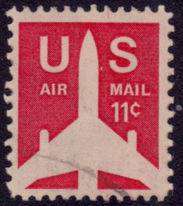 United States, 1971, Airmail-Jet Airliner, 11c, sc#C78, used**