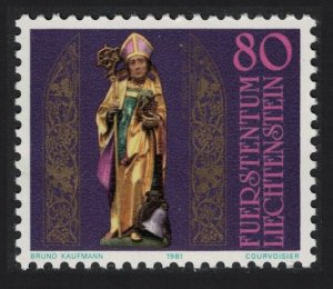 Liechtenstein 1600th Birth Anniversary of St Theodul 1981 MNH SG#770