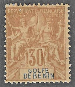 Benin (1893) - Scott #  28,  MH