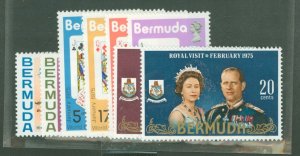 Bermuda #260b/317 Unused Single (Complete Set)