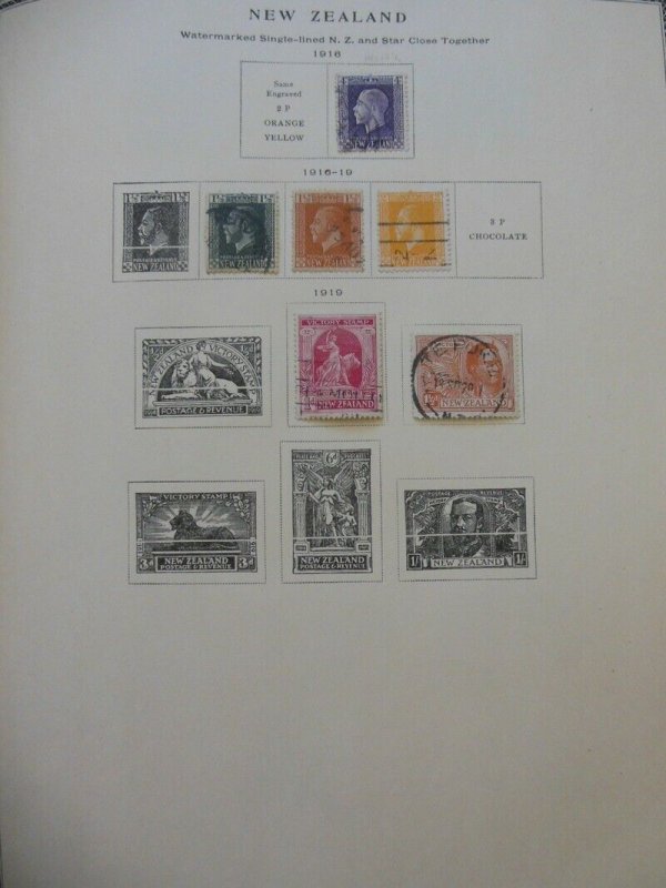 EDW1949SELL : NEW ZEALAND An Exceptional 20th Century collection. Catalog $18479