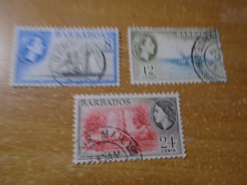 Barbados  #  259-61   used