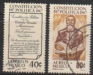 MEXICO 976, C322, 50th Anniversary of the Constitution USED. VF. (1740)