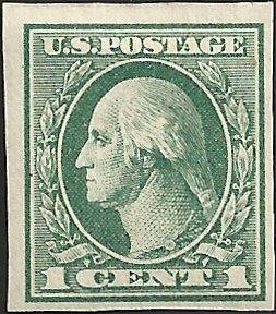 # 531 MINT HINGED GREEN GEORGE WASHINGTON