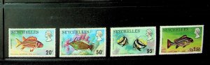 SEYCHELLES Sc 313-16 NH ISSUE OF 19 - SEA LIFE - (AS24)