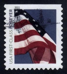 US #4519 Flag, used (0.25)