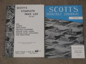 Scott`s Complete Price List & Scott`s Monthly Journal, 1938