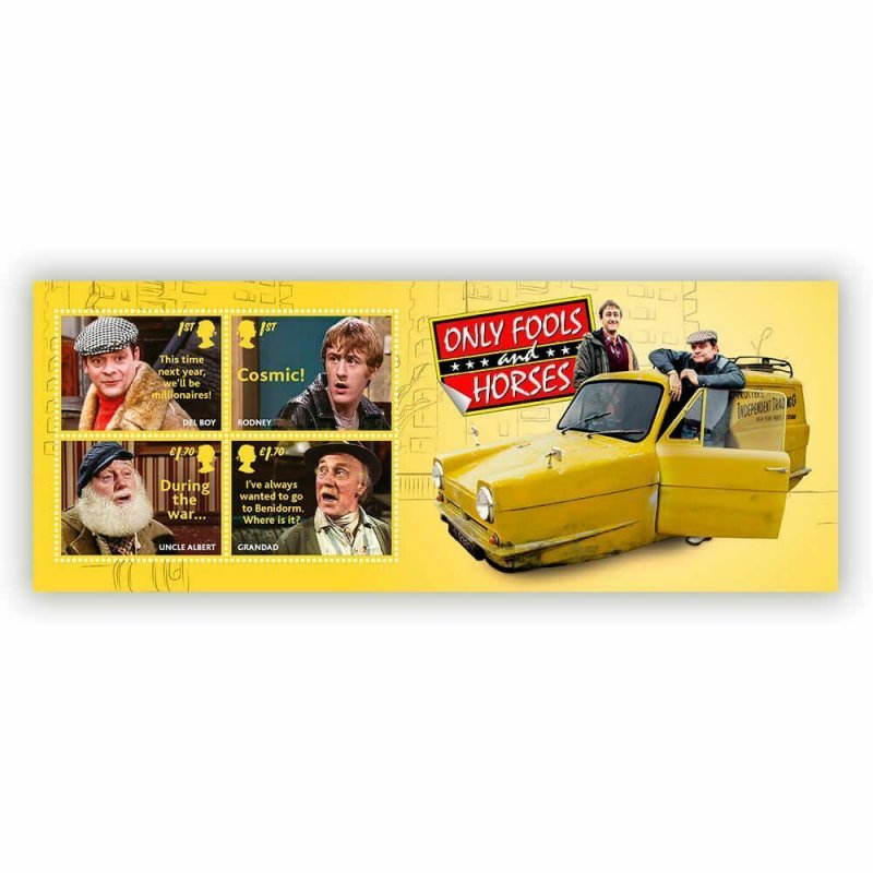 2021  - ONLY FOOLS AND HORSES - MINI SHEET - UNMOUNTED MINT