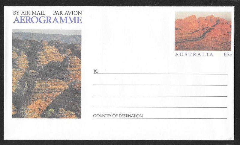 AUSTRALIA (67) Aerogrammes & Stamped Stationery All Different Mint Never Hinged