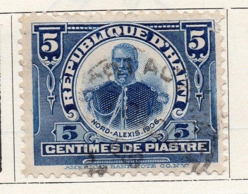 Haiti 1906 Early Issue Fine Used 5c. 099758