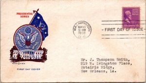 FDC 1938 SC #824 Pavois Cachet - Washington DC - Single - J723