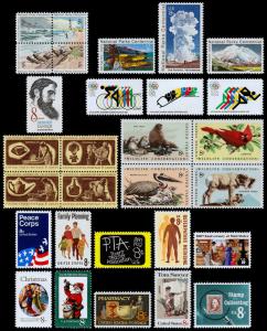 United States Scott 1446-1474 (1972) Mint NH VF Complete Year Set B