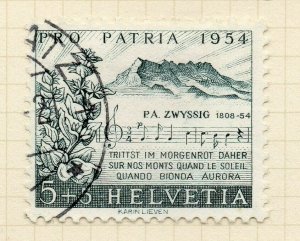 Switzerland 1954 Early Issue Fine Used 5c. NW-135912