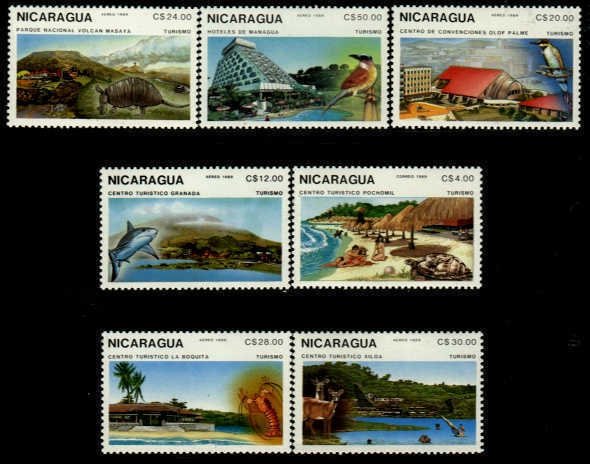 Tourism by Nicaragua MNH Sc 1757-63