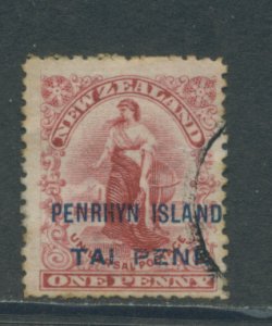 Penrhyn Island 6 Used cgs (3