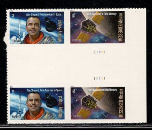 UNITED STATES SC# 4527-28 HORZ. GUTTER PL# BLK/4 VF/NH