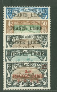 St. Pierre & Miquelon #209/221  Multiple