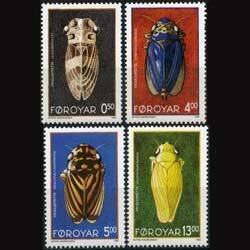 FAROE IS. 1995 - Scott# 276-9 Insects Set of 4 NH