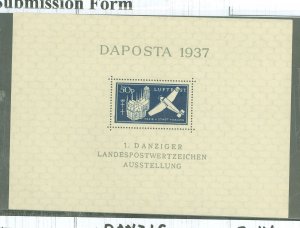 Danzig #C-41 Mint (NH) Souvenir Sheet