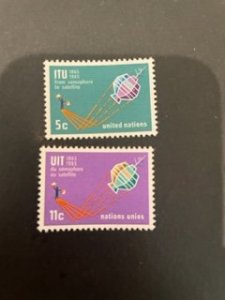 United Nations sc 141-142 MNH