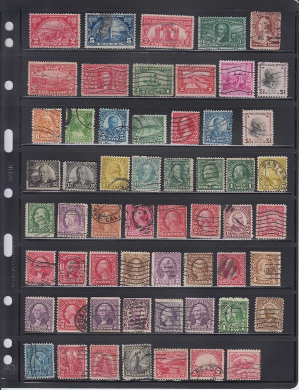 Stamp Collection U.S. Used State & Federal Revenues - United Nations Mint N/H
