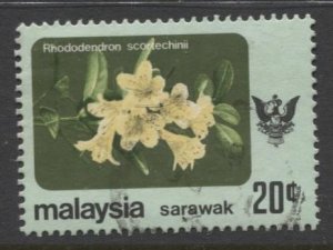 STAMP STATION PERTH Sarawak #253 Flowers FU