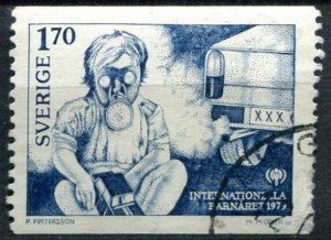 Sweden Sc#1275 Used, 1.70k dk bl, International Year of the Child, 1979 (1979)