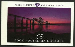 GB SGDX10 1989 SCOTS CONNECTION BOOKLET MNH 