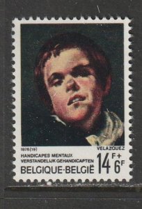 1976 Belgium - Sc B949 - MNH VF - 1 single - Velazquez Painting