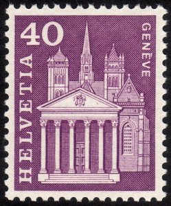 1960, Switzerland 40c, MNH, Sc 389