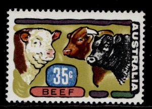 AUSTRALIA QEII SG513, 1972 35c beef, NH MINT.