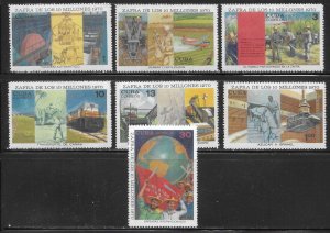 Cuba 1537-1543 Sugar Production set MNH Scott c.v. $12.50