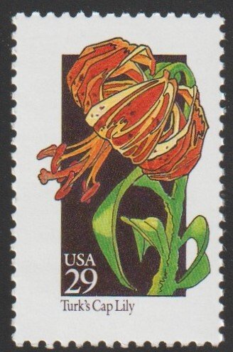 SC# 2681 - (29c) -  Wildflower, Turk's Cap Lily, MNH Single