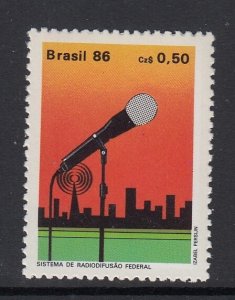 Brazil 2077 Broadcasting mnh