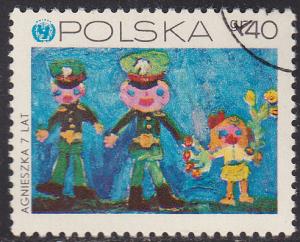 Poland 1810 Children’s Drawings and UNICEF Emblem 1971