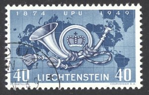 Liechtenstein Sc# 237 Used 1949 UPU 75th