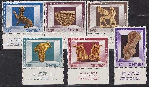 Israel #323 - 328 Israel Museum MNH Singles with tabs